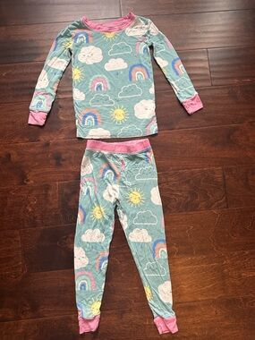 Little Sleepies - sunny skies 2 piece pajama set